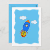 青空のマンガロケット ポストカード (正面/裏面)