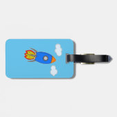 青空のマンガロケット ラゲッジタグ (裏面横)