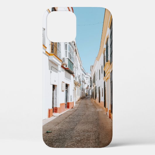 青空の下にベージュ街道がある道路 Case-Mate iPhoneケース (裏面)