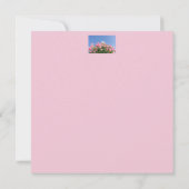 青空の下のピンクのバラの木 - オーダーメイド (裏面)