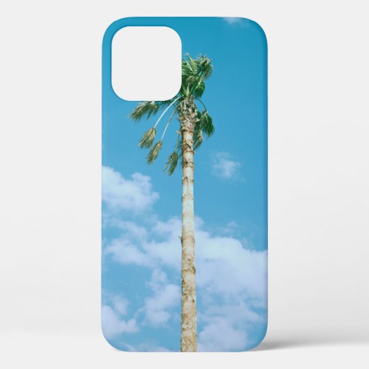 青空の下のヤシの木の低角度写真 Case-Mate iPhoneケース (裏面)