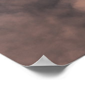 青空の下の白い雲 ポスター (角)