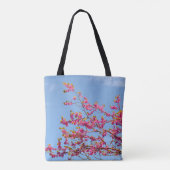 青空の下の赤と黄の花 トートバッグ (裏面)