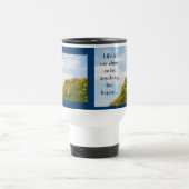 青空の下人生は短い幸せを Coffee Travel Mug トラベルマグ (中央)