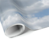 青空の包装紙に対する雲 ラッピングペーパー (ロールコーナー)