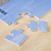 青空の単語が雲インスパイアことを幸せがあって下さい ジグソーパズル (側面)