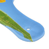 青空の太陽に向かうひまわり – 夏 カッティングボード (角)