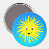 青空の太陽の光 マグネット (正面/裏面)