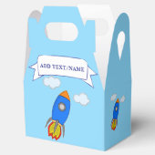青空の宇宙ロケット フェイバーボックス (オープン)