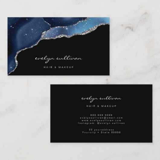 青空の揺れ 名刺 (正面/裏面)