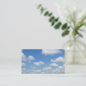 青空の新鮮な空気の雲 名刺 (スタンド正面)