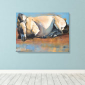 青空の日 キャンバスプリント (インサイチュ (ウッドフロア))