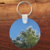 青空の松の木 キーホルダー (正面)