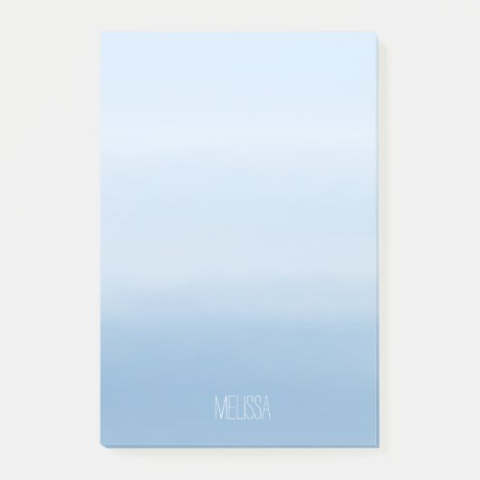 青空の水色グラデーション ポストイット