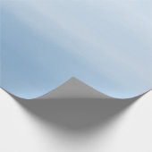青空の水色グラデーション ラッピングペーパー (角)