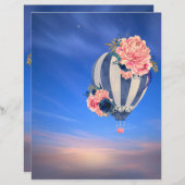 青空の熱気球フローラロマンチック (正面/裏面)