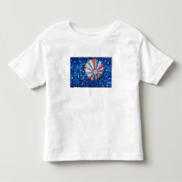 青空の熱気球 トドラーTシャツ