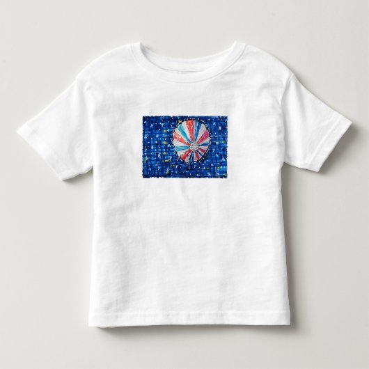 青空の熱気球 トドラーTシャツ (正面)