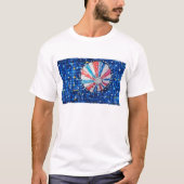 青空の熱気球 Tシャツ (正面)