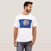 青空の熱気球 Tシャツ (正面フル)