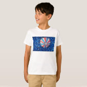 青空の熱気球 Tシャツ (正面フル)