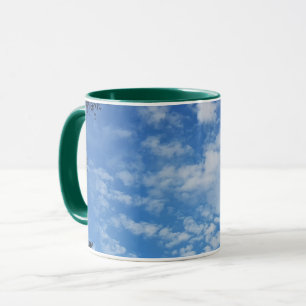 青空の白はコーヒー茶スープコップのマグを曇らせます マグカップ