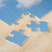 青空の白雲 ジグソーパズル (側面)