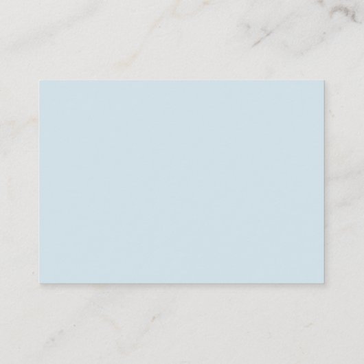 青空の緑 名刺 (裏面)