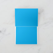 青空の美しいを飛行機で体験 サンキューカード (内部)