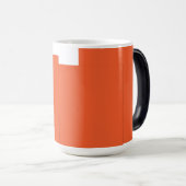 青空の美しいを飛行機で体験 モーフィングマグカップ (正面右)