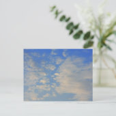 青空の背景。 ポストカード (スタンド正面)