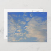 青空の背景。 ポストカード (正面/裏面)