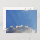 青空の背景。 ポストカード (正面/裏面)