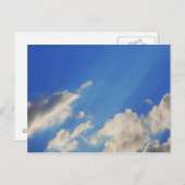 青空の背景。 ポストカード (正面/裏面)