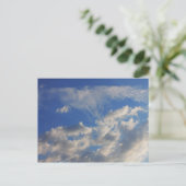 青空の背景。 ポストカード (スタンド正面)