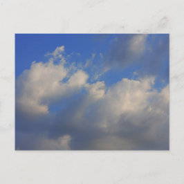 青空の背景。 ポストカード