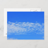 青空の背景。 ポストカード (正面/裏面)