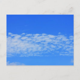 青空の背景。 ポストカード