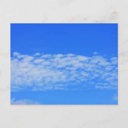 青空の背景。 ポストカード (正面)