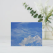 青空の背景。 ポストカード (スタンド正面)