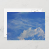 青空の背景。 ポストカード (正面/裏面)