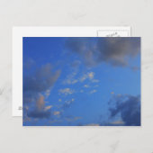 青空の背景。 ポストカード (正面/裏面)