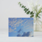 青空の背景。 ポストカード (スタンド正面)