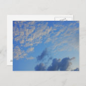 青空の背景。 ポストカード (正面/裏面)