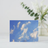 青空の背景。 ポストカード (スタンド正面)