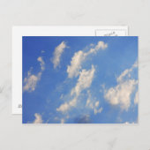 青空の背景。 ポストカード (正面/裏面)