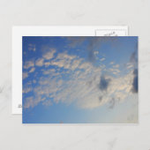 青空の背景。 ポストカード (正面/裏面)