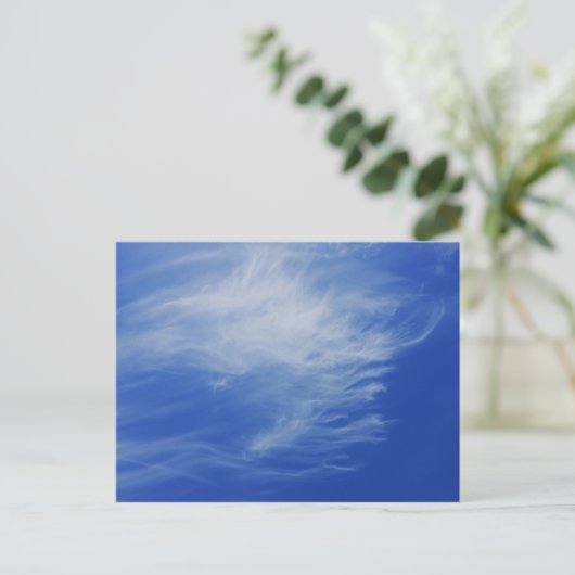 青空の背景。 ポストカード (スタンド正面)