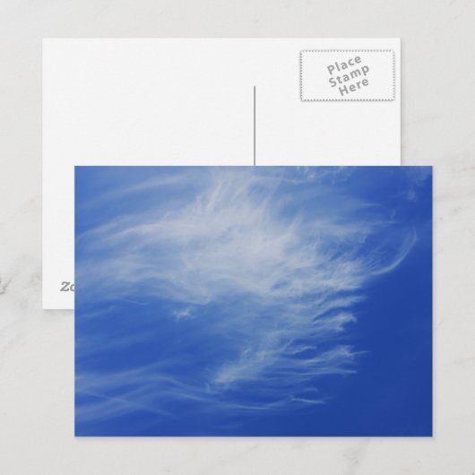 青空の背景。 ポストカード (正面/裏面)