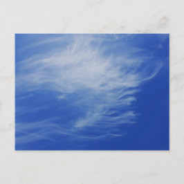 青空の背景。 ポストカード